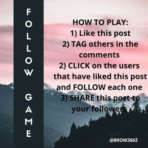 FOLLOW GAME 🤙🏽💪🏽👋🏽👍🏽🙌🏽🤜🏽🤛🏽